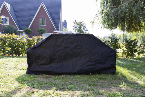 MaximaVida picknicktafel beschermhoes London 120 cm zwart - zware uitvoering - vtwonen shop