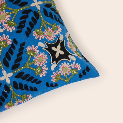 Madura Kussenovertrek Najoua meerkleurig blauw 40x40 cm