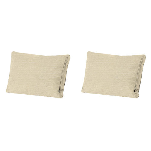 Madison rugkussen Richmond - beige - 40x73x10cm - set van 2