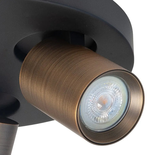 Highlight spot Oliver - 3 lichts - 25  x 13   cm - zwart brons - vtwonen shop