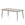 Garden Impressionslounge dining tafel Lagan 160x90 cm - taupe-light teak vironwood