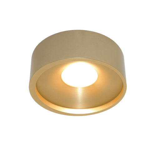 Artdelight plafondlamp Orlando - 1 lichts - 14  x 5   cm - mat goud - vtwonen shop