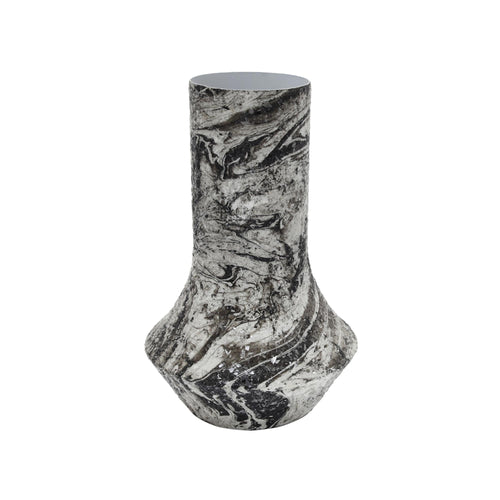 Present Time vaas Mosaic Marble - wit - Ø20cm