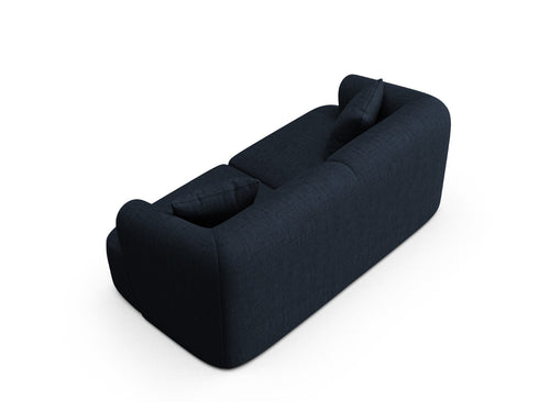 Cosmopolitan Design Modulaire bank Campi 2-zits, structurele stof koningsblauw - 90x180x70cm