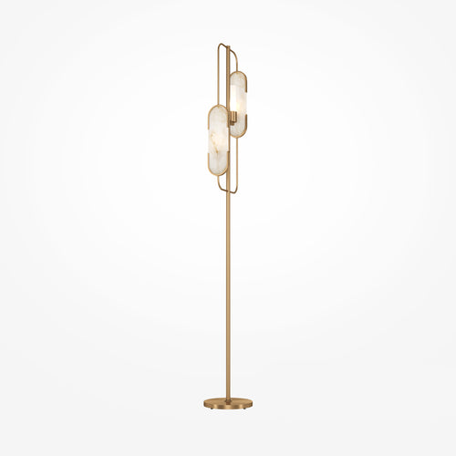 Maytoni - Vloerlamp Marmo - Goud - Ø23 - vtwonen shop