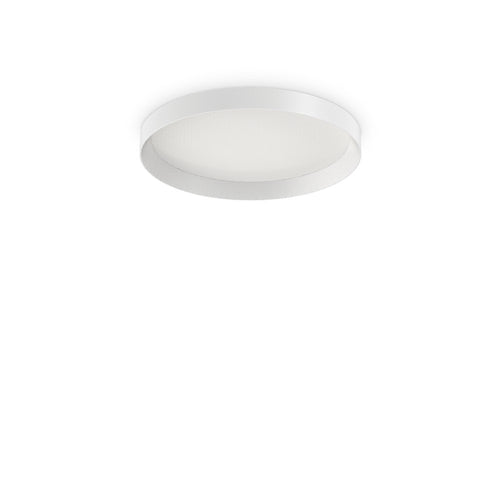 Decoratief Rond Simple Flush Wit, 3000K