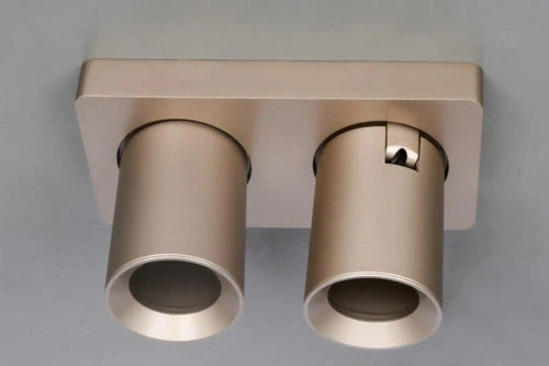 Artdelight spot Megano - 2 lichts - 20  x 11.5   cm - champagne - vtwonen shop