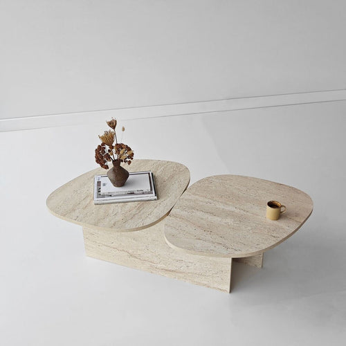 Calicosy - CELESTE Salontafel - Naturel - 125x60x38 cm