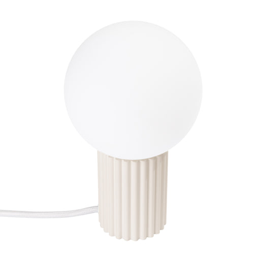 Sollux Lighting Tafellamp HALO beige - 12x12x19cm