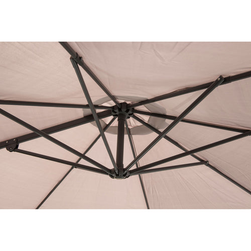 Hawaii parasol S - 250x250 cm - carbon black - taupe - vtwonen shop