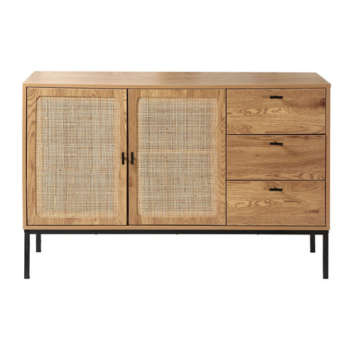 Calicosy - JAYA Dressoir - Licht hout - 40x120x80 cm