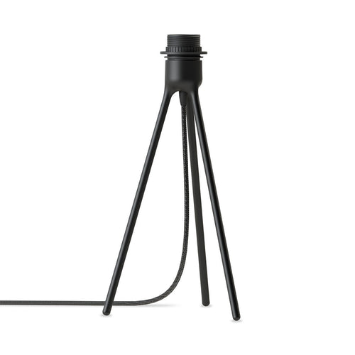 Umage Eos Medium tafellamp light brown - met tripod zwart - Ø 45 cm - vtwonen shop