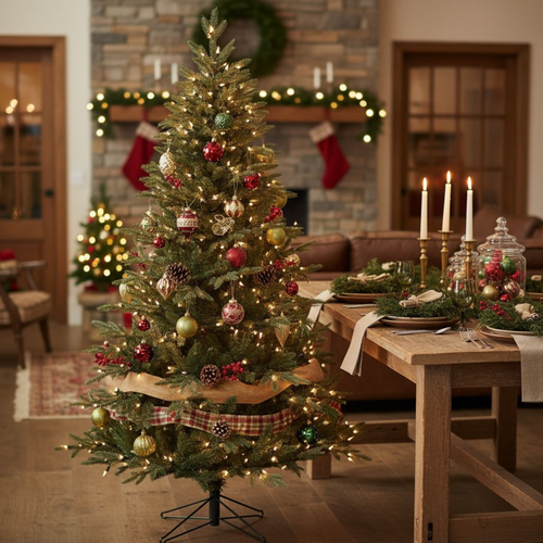 Black Box Trees Frasier Kunstkerstboom - Kunst Kerstboom H215 x Ø145 cm - Groen