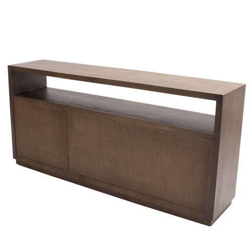 Giga Meubel Dressoir Luxurious - Donkerbruin Mangohout - 180x40x85cm - vtwonen shop