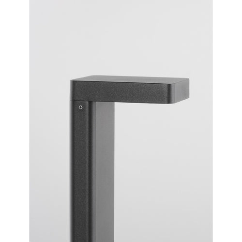 Merano Alberta Tuinpaal antraciet aluminium, helder glas LED 8W 560Lm 3000K IP65