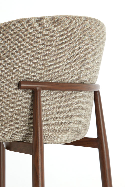 Light & Living barkruk ALUKO - 57x55x94cm - bruin - vtwonen shop