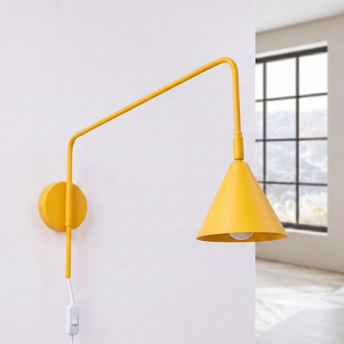 Sollux Lighting Wandlamp NOX geel - 14x61x30cm