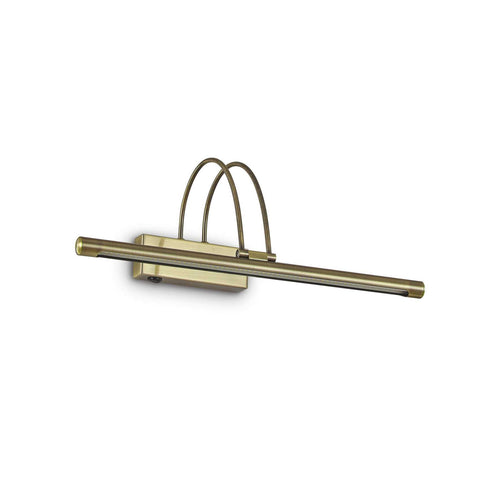 Ideal Lux Bow - Wandlamp LED medium antiek messing