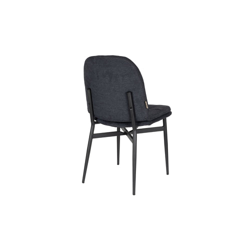 Dutchbone Jade Eetkamerstoelen Blauw - Set van 2 - vtwonen shop