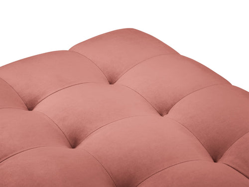 Cosmopolitan Design Bank Bali 2-zits, flueel, roze - 62x133x40cm
