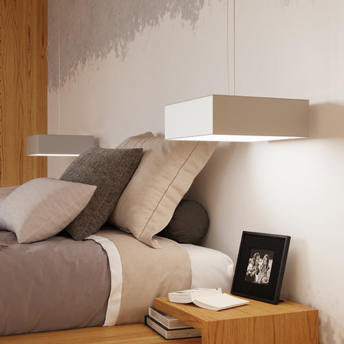 Sollux Lighting Plafondlamp HORUS grijs - 25x25x11cm