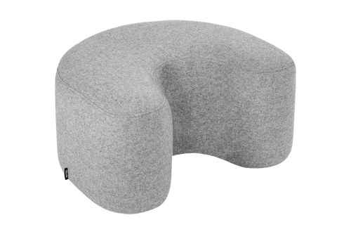 noo.ma Ü Poef - Universal Grey Wool - vtwonen shop