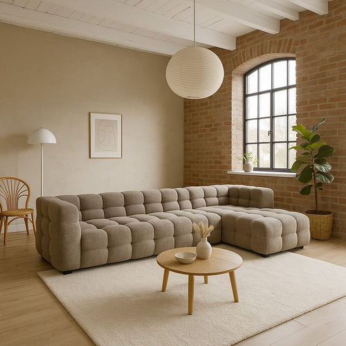 Kare Design Hoekbank Salamanca bruin rechts - vtwonen shop