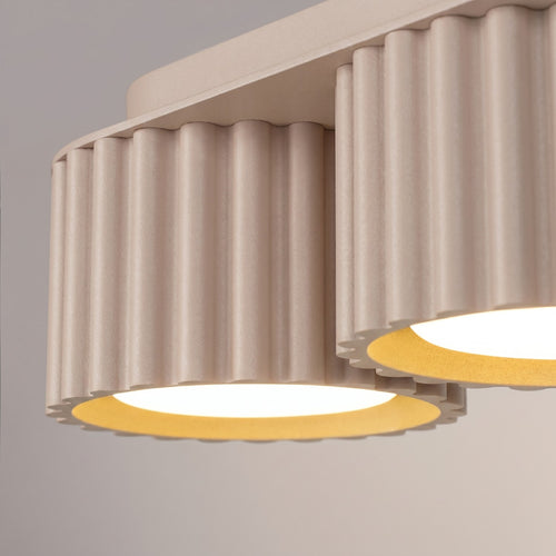 Sollux Lighting Plafondlamp AURA 3 taupe Gx53 - 32,5x10x8cm