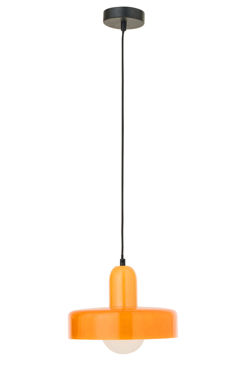 J-Line hanglamp Retro - glas - oranje