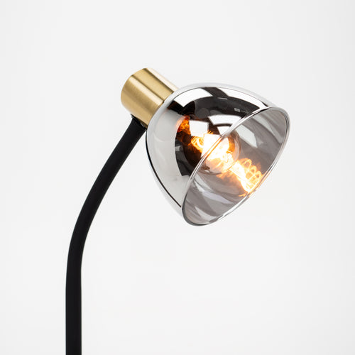 EGLO tafellamp Macere - bureaulamp - e14 - 34 cm - zwart/goud - vtwonen shop