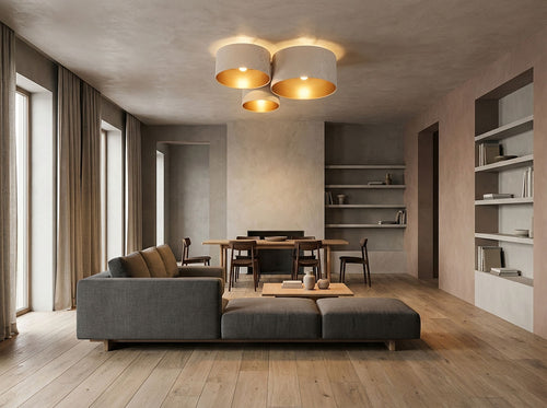 bpskoncept plafondlamp Tria - beige velours