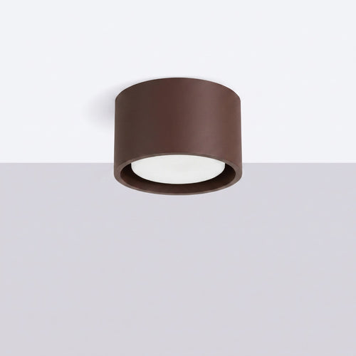 Sollux Lighting Plafondlamp MODO 1 bruin Gx53 - 10x10x6cm
