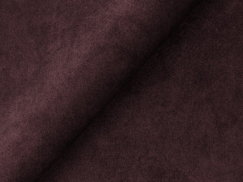 LaMiaSofa Poef Ravenna - velours - bourgondië - 75x75x45