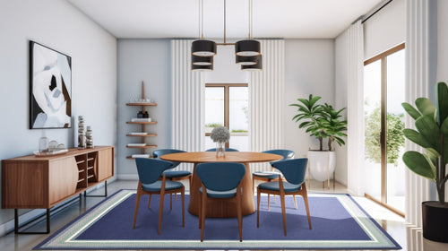 AFK Living vloerkleed Marin - voor binnen en buiten - blauw - 160 x 230 cm - vtwonen shop