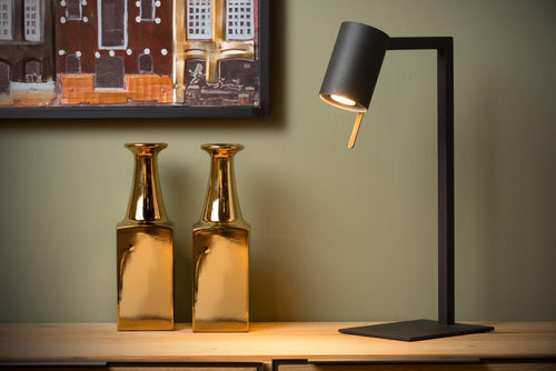 Lucide bureaulamp LESLEY - 1xGU10 - Zwart - vtwonen shop