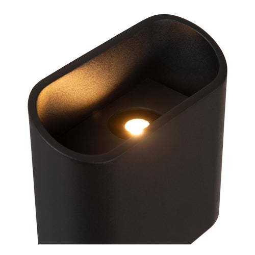 Lucide wandlamp ATILA - Geïntegreerde LED - Zwart - vtwonen shop