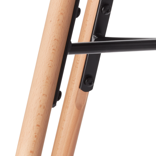 Nolon Nena-Fé eetkamerstoel cottonbeige - houten onderstel - vtwonen shop