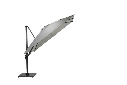 Hawaii Deluxe parasol - 300x300 cm - carbon black - royal zand