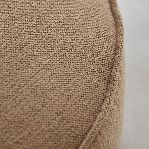 Tikamoon Poef in camelkleurige stof - Bruin - vtwonen shop