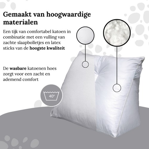 Ten Cate leeskussen - inclusief kussensloop - wit - vtwonen shop