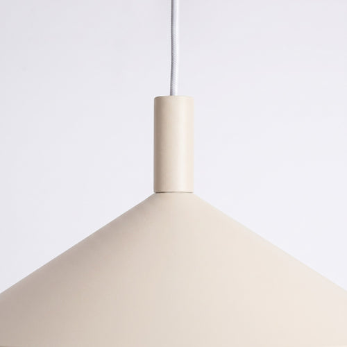 Sollux Lighting Hanglamp NOX 40 beige - 40x40x135cm