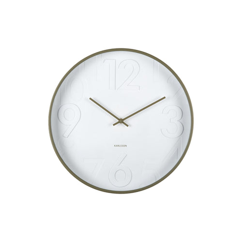 Karlsson wandklok Ayuno - groen - Ø40cm - vtwonen shop