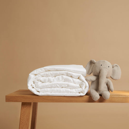 Coco & Cici - Tencel Zomerdekbed 120 x 150 cm - 1 Persoons Beddengoed - Kinderdekbed - Lyocell - Ademend & Extra Zacht - Wit - vtwonen shop