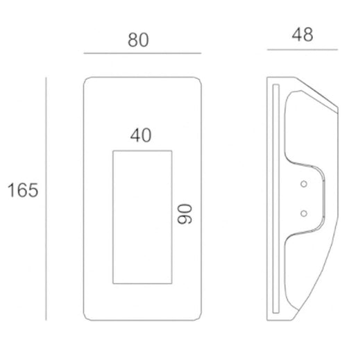 Artdelight wandlamp Gips - 1 lichts - 4.8  x 16.5   cm - wit - vtwonen shop