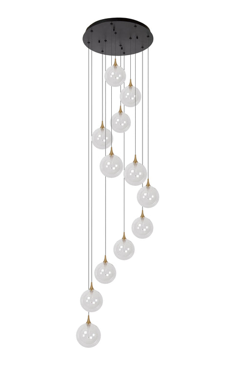 Lucide hanglamp GISELA - Geïntegreerde LED - Transparant - vtwonen shop