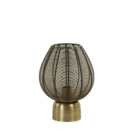 Light & Living tafellamp  - brons - 25x25x34 cm