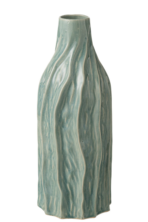 J-Line vaas Richard - porselein - blauw