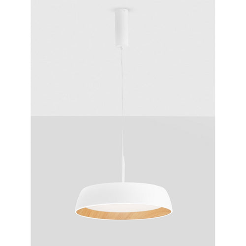 Nova Luce SIGI Dome hanglamp voor plafond, zandwit, Triac dimbare LED, 40W, 3111lm, 3000K