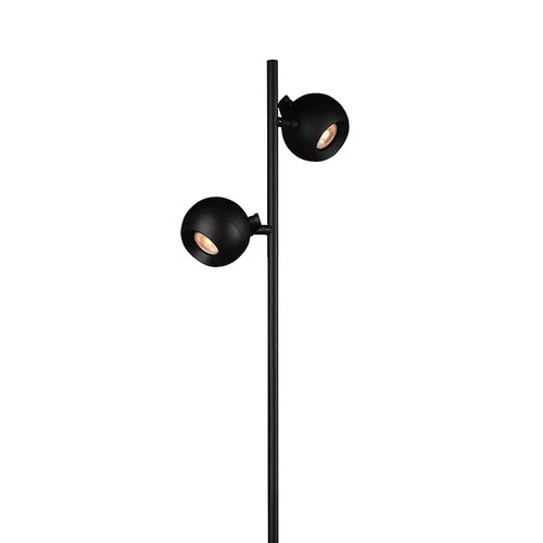 Artdelight vloerlamp Bolero - 2 lichts - 25  x 150   cm - zwart - vtwonen shop