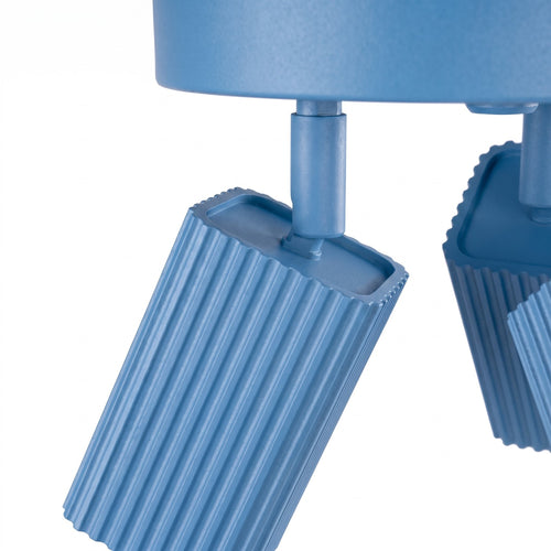 Sollux Lighting Plafondlamp RAYO 3P azuurblauw - 20x20x18cm